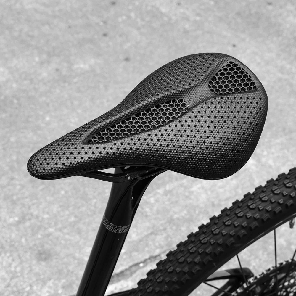 Fietszadel met reflecterende details