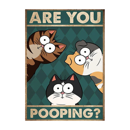 Poster met lijntekening van gezicht
