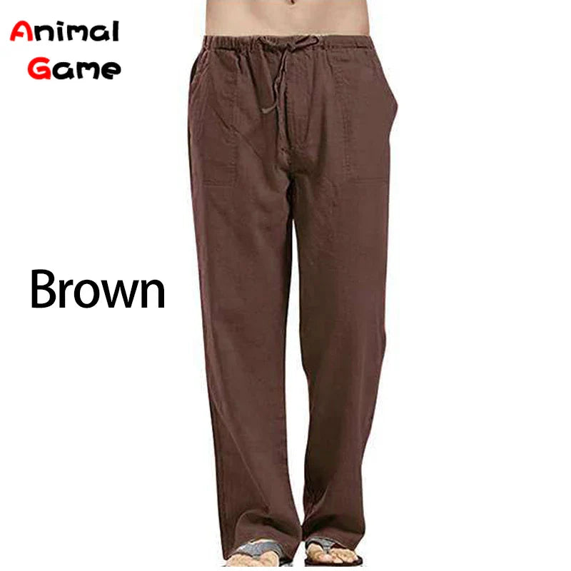 Natuurlijke linnenmix broek heren – Duurzaam en ademend