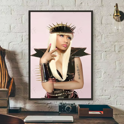 Poster in zachte pastelkleuren