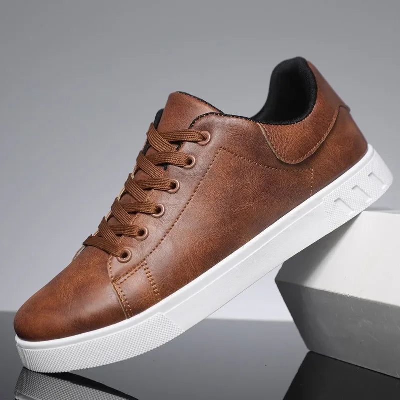 Zomerse heren schoenen Stijlvolle leren look voor casual comfort