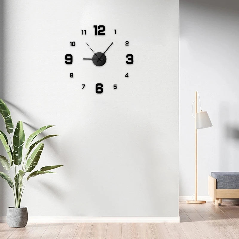 Decoratie woonkamer accessoires - Moderne XXL Wandklok voor een stijlvolle tijdbeleving