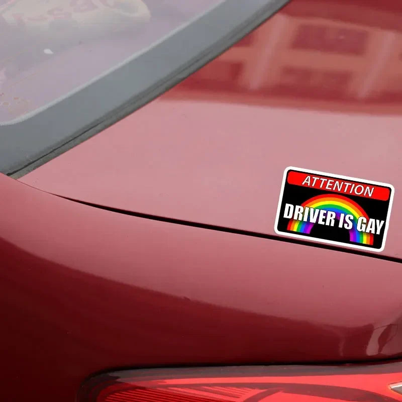 Auto stickers - Kleurrijke Regenboog Achterruit Stickers voor Unieke Zelfexpressie