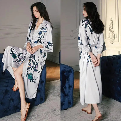 Elegante ochtendjas dames zomereditie – Licht en stijlvol
