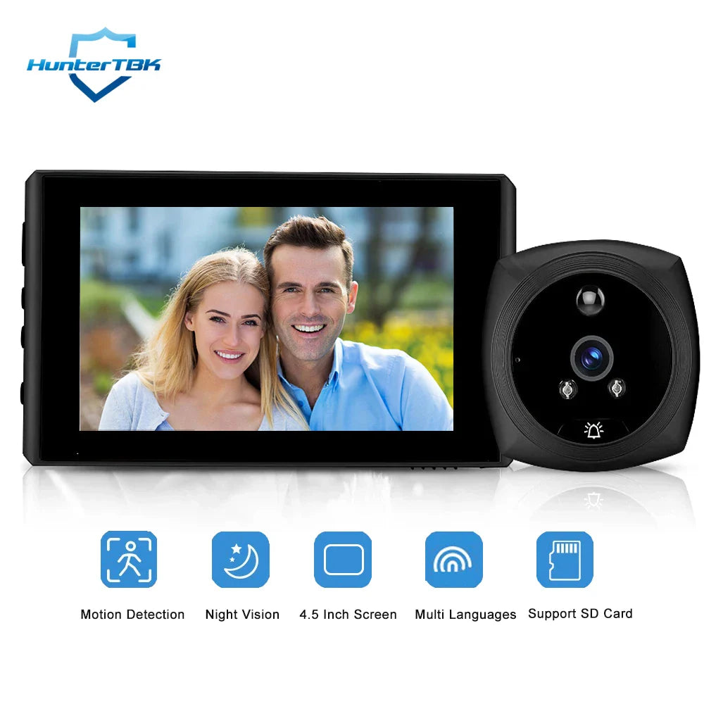 Draadloze deurbel met realtime video op mobiel