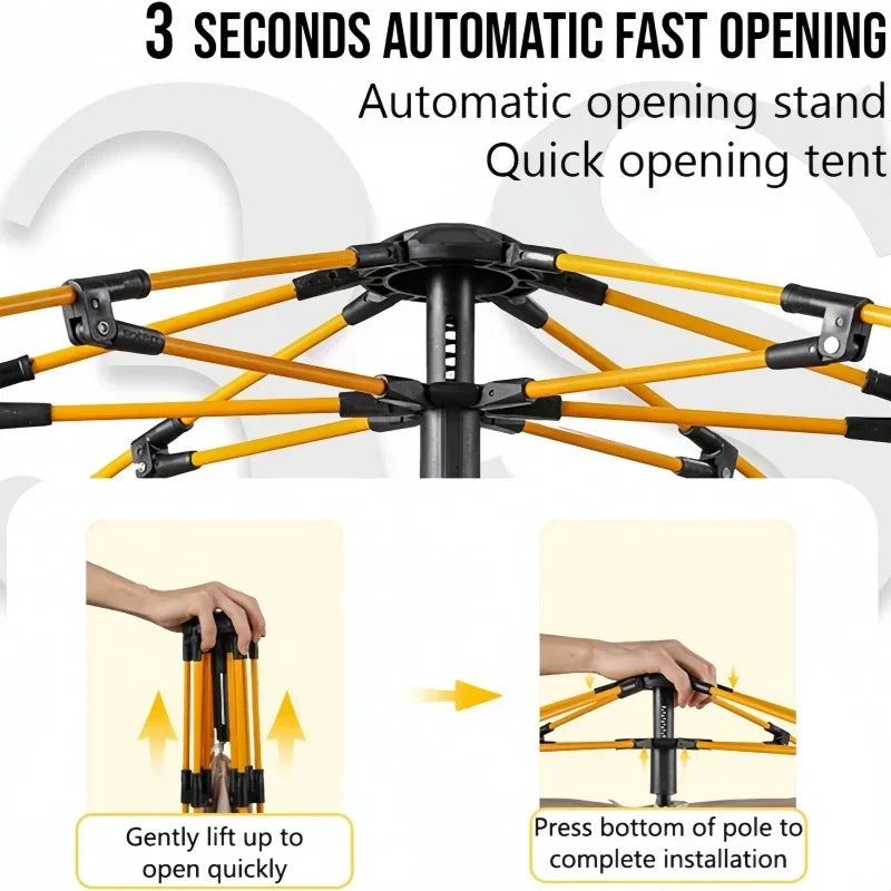 Pop-up tent voor 2 personen – Snel en makkelijk