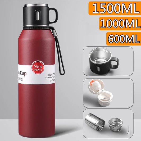 Thermosfles met dubbelwandige isolatie – Maximale temperatuurbehoud