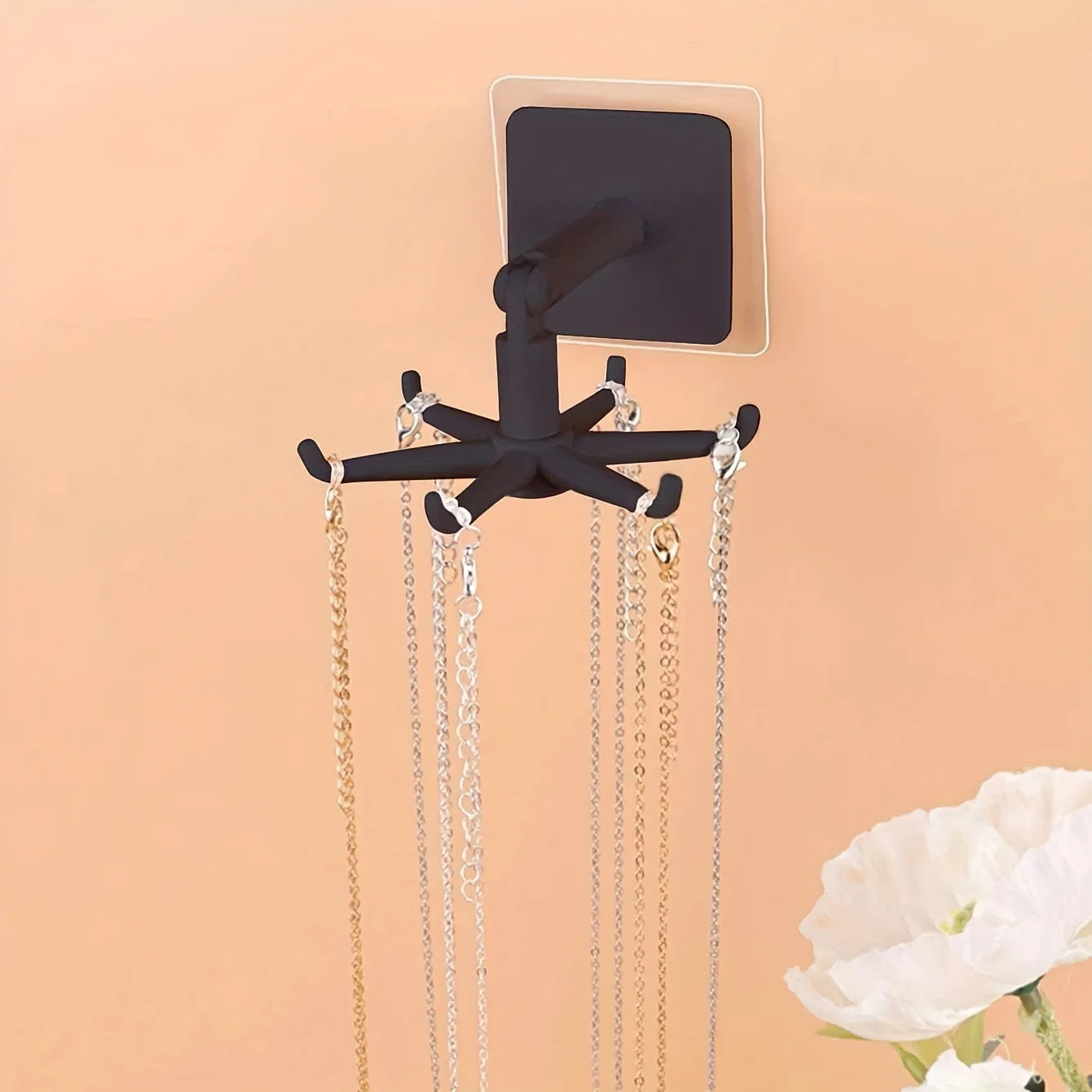 Sieraden standaard met haken – Ideaal voor lange kettingen