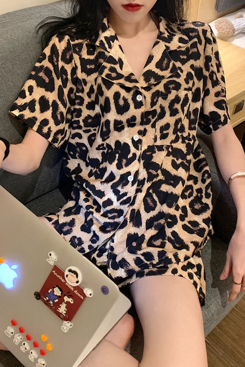 Dames pyjama Wibra met speels ontwerp