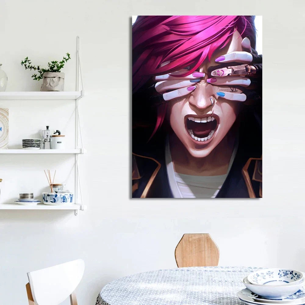 Poster met illustratie – Speels en uniek