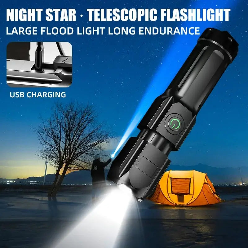 Compacte LED fietslamp met hoge lumenoutput