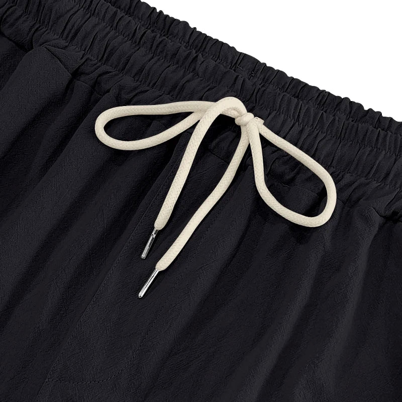 Donkerblauwe linnen broek voor mannen – Tijdloze elegantie