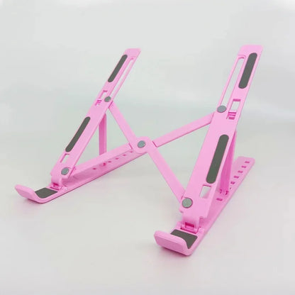 Dunne laptopstandaard voor compacte bureaus