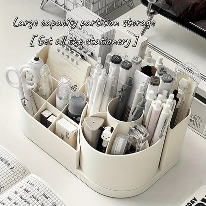 Praktische desk organization voor kleine bureaus