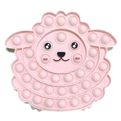 Zachte fidget toy in pasteltinten