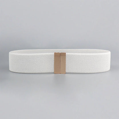 Zwarte stretchriem met strikdetail