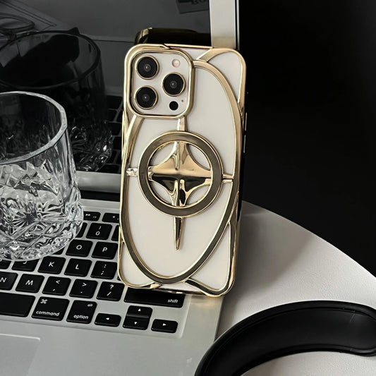 Minimalistisch clear telefoon hoesje voor iPhone 15