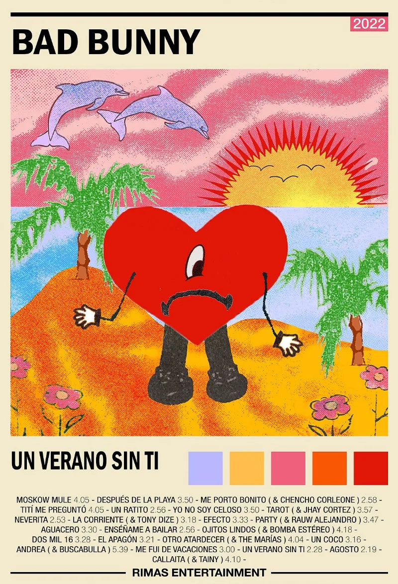 Poster met illustratie – Speels en uniek