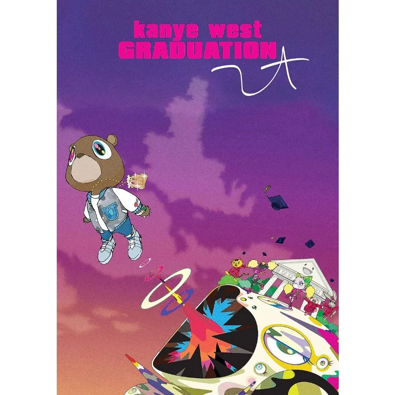 Poster met illustratie van koffie of wijn