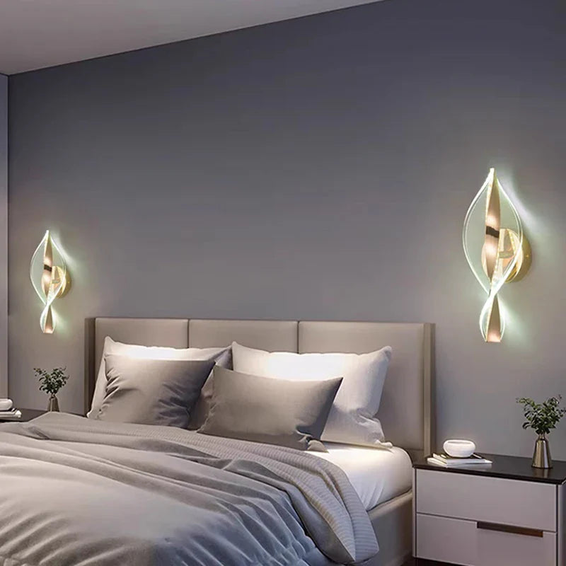 Wandlamp op batterijen met design kap – Voor decoratie en licht