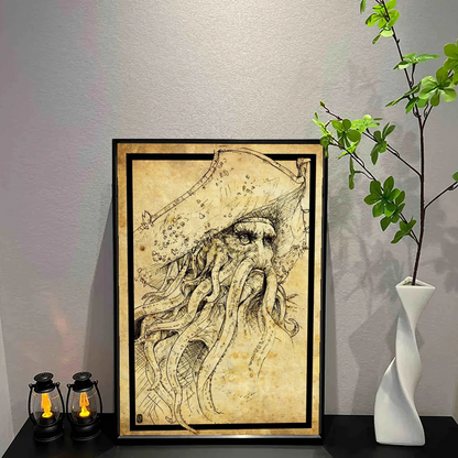 Wandposter met geometrische vormen