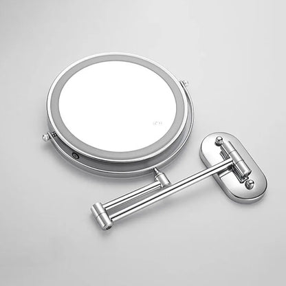Wandgemonteerde ronde spiegel met verlichting – Stijlvol en praktisch
