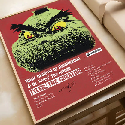 Poster met botanisch motief