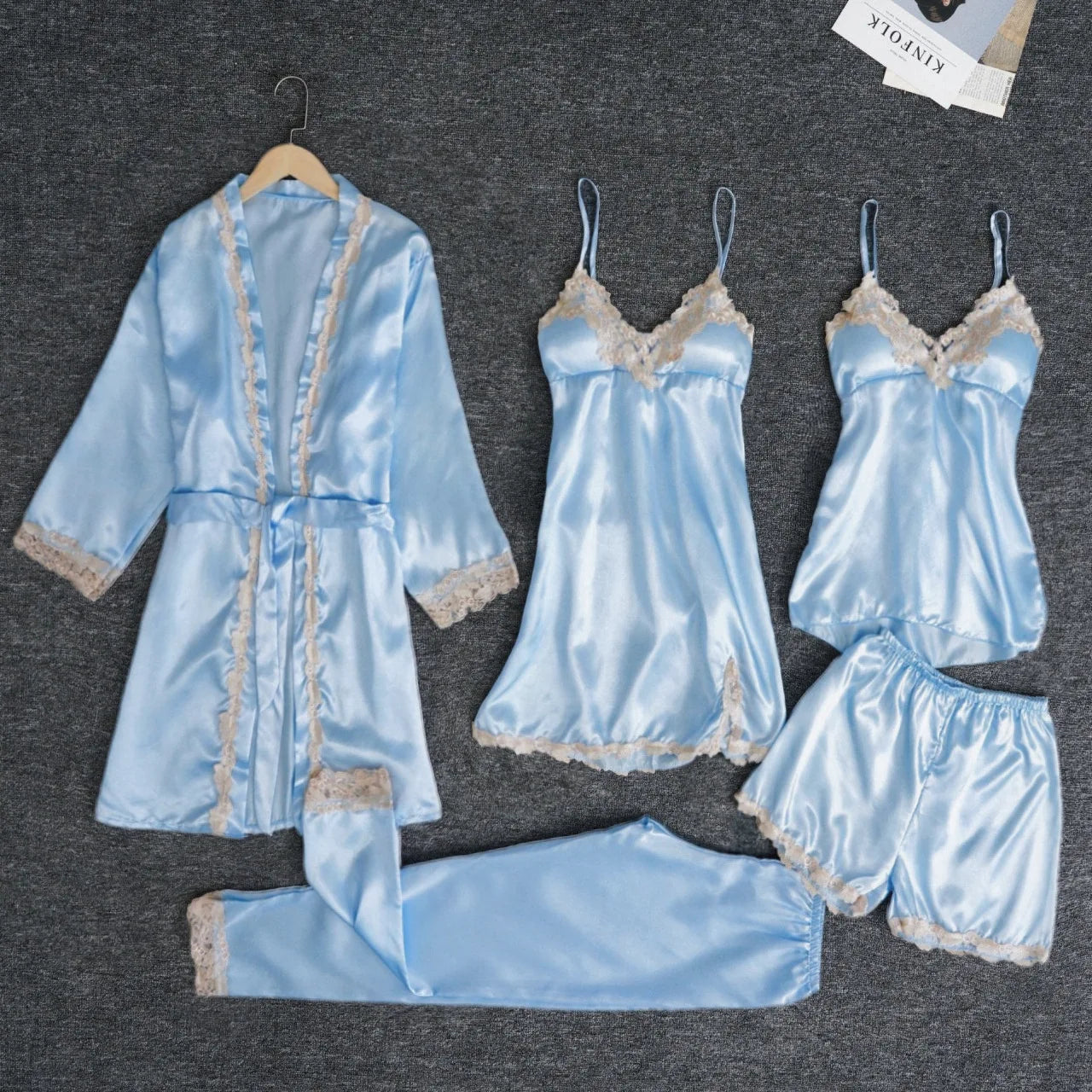 Dames Pyjama Set: Luxueuze Katoenen Nachtkleding voor de Winter