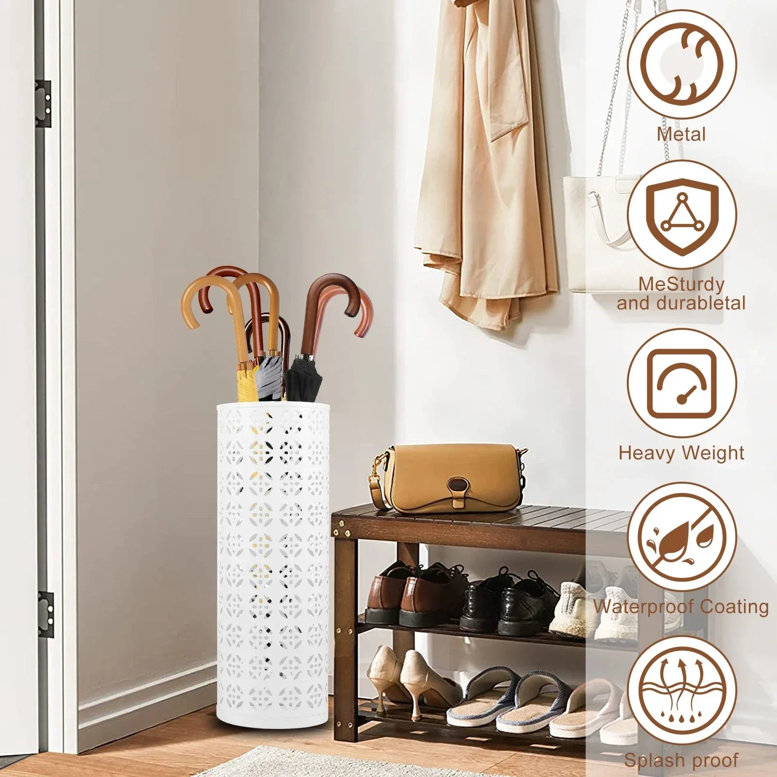 Luxe paraplubak met decoratief patroon