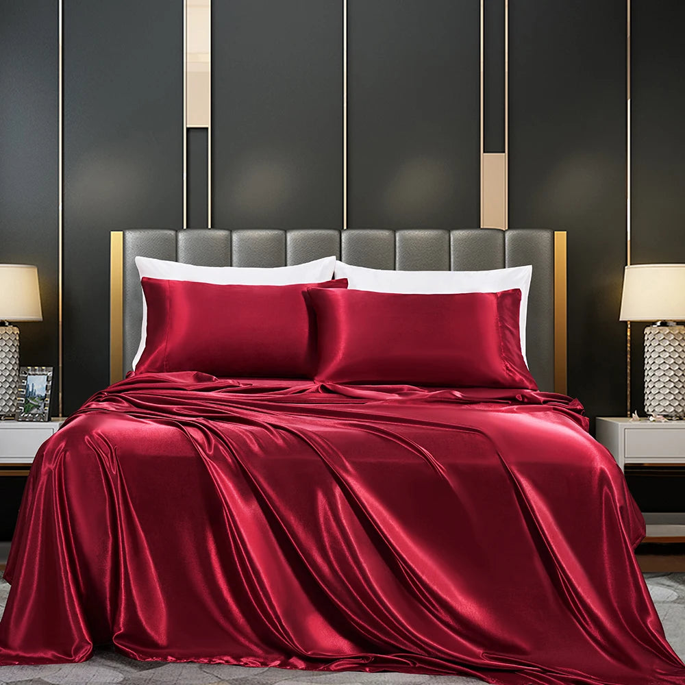 Satijn beddengoed set – Luxe glans en zachtheid