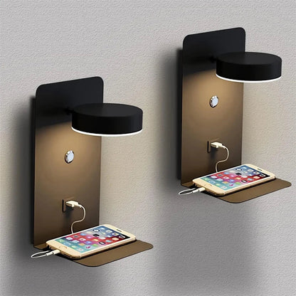 Wandlamp batterijen in zwart metaal – Modern en industrieel