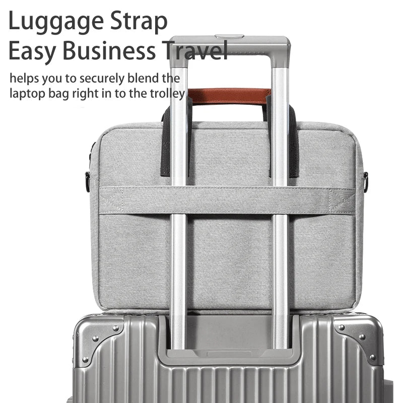 Laptop tas van echt leer – Hoogwaardige afwerking en luxe uitstraling