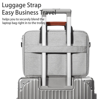 Laptop tas van echt leer – Hoogwaardige afwerking en luxe uitstraling