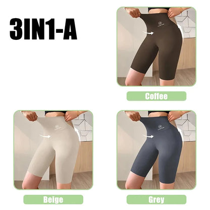 Stretch yoga kleding met hoge taille voor dames