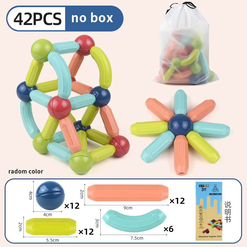 Magneet speelgoed met vormen en kleuren – Leren combineren