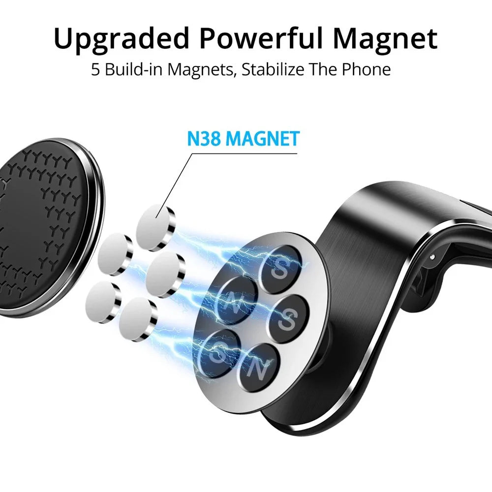 Compacte telefoonhouder auto – Minimalistisch en efficiënt