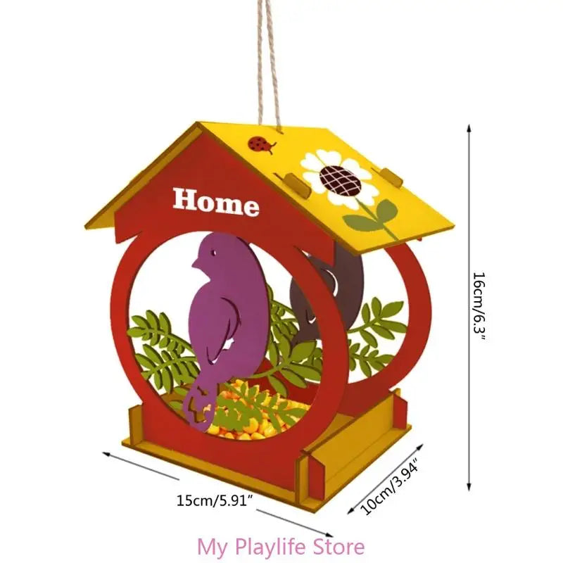 Welkoop vogelhuisje met regenrand – Blijft droog binnenin