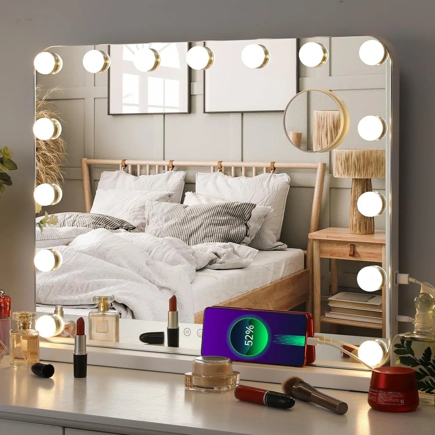 Luxe ronde spiegel met verlichting – Modern en elegant