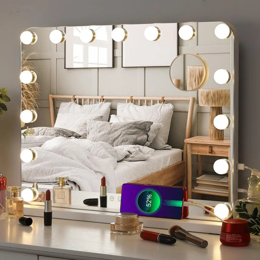 Luxe ronde spiegel met verlichting – Modern en elegant