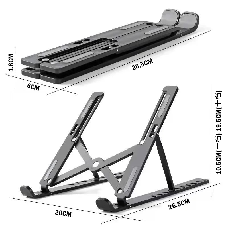 Verhoogde laptop standaard voor betere ergonomie