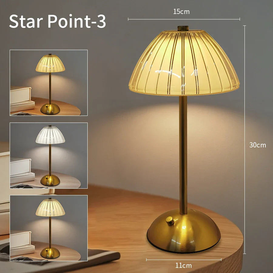 Touch nachtkast lampje met 3 lichtstanden – Voor elke stemming