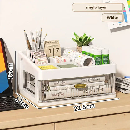 Witte desk organizer – Fris en professioneel