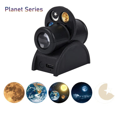 Projector lamp met rustgevende sterrenhemel