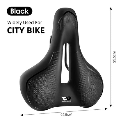 Zadel fiets met anatomische pasvorm