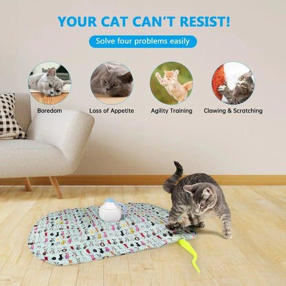 Kattenspeelgoed met sensor – Reageert op aanraking