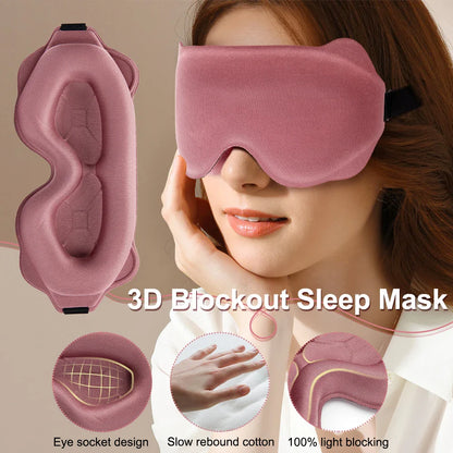 Slaapmasker met cooling gel voor ontspanning