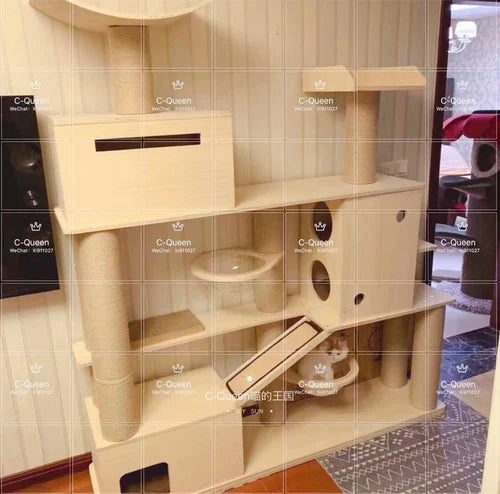 Wandmontage krabpaal met design look – Geen vloer nodig