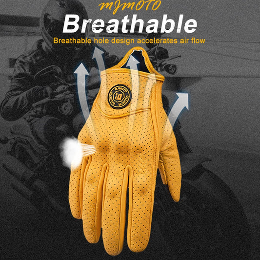Winterproof leren handschoenen voor mannen