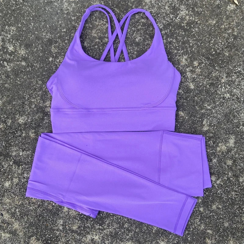 Betaalbare yoga outfit met compressie legging