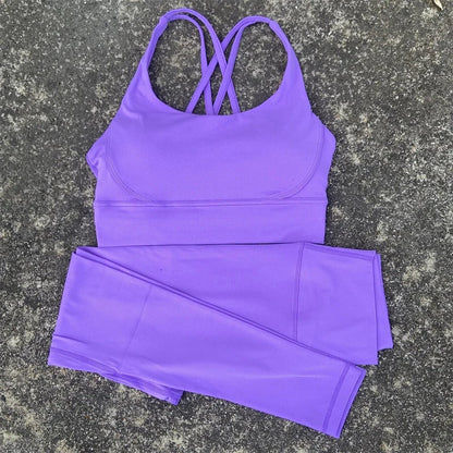 Betaalbare yoga outfit met compressie legging